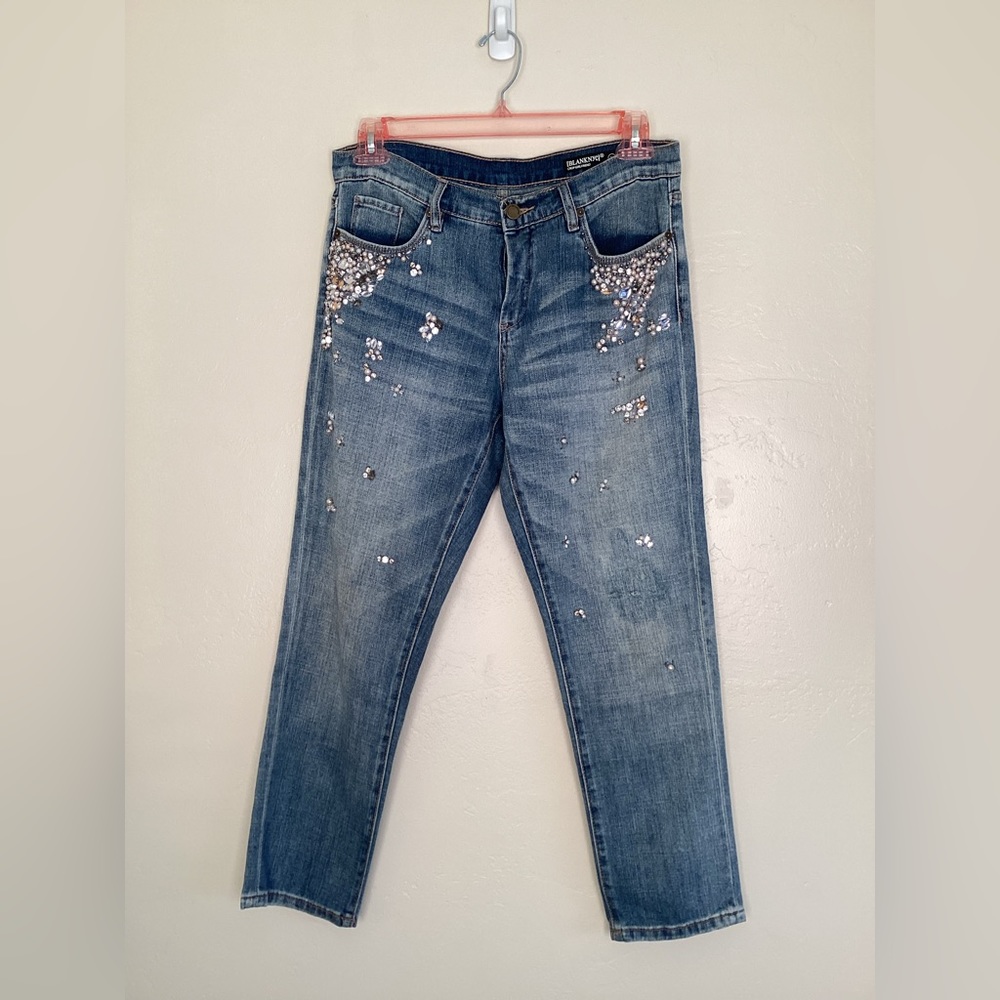 Blank NYC Cropped Girlfriend Jeans Size 28